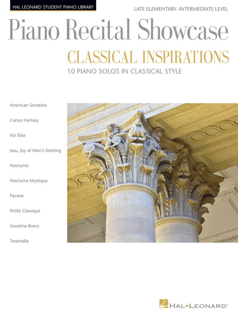 Piano Recital Showcase: Classical Inspirations - Piano - Book