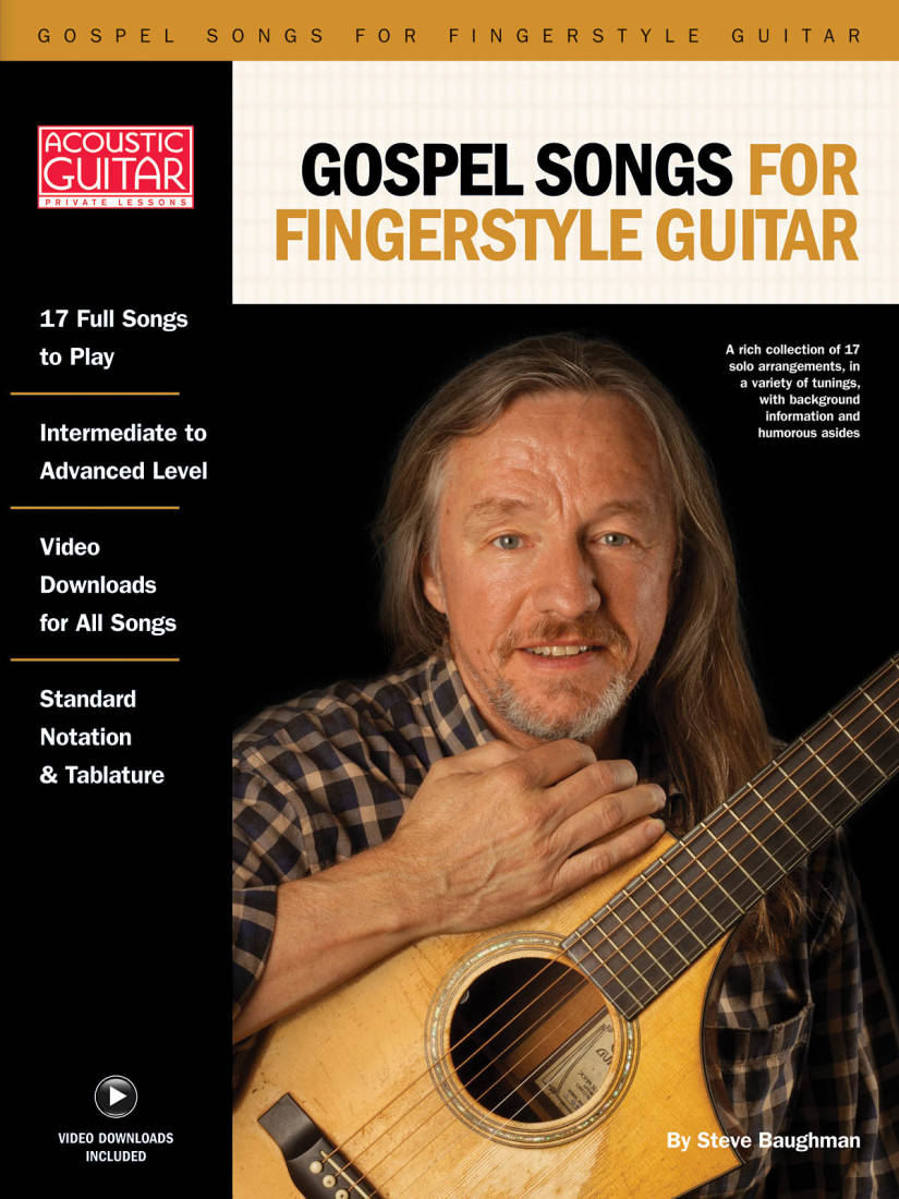 Gospel Songs for Fingerstyle Guitar - Baughman - Guitar TAB - Book/Video Online