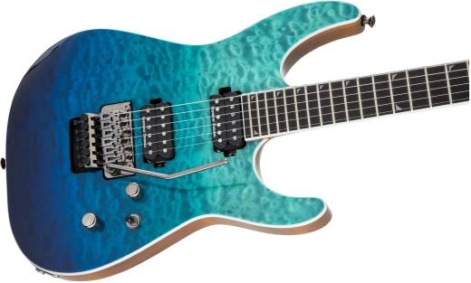 Pro Series Soloist SL2Q MAH, Ebony Fingerboard - Caribbean Blue Fade