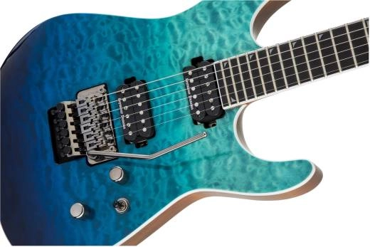 Pro Series Soloist SL2Q MAH, Ebony Fingerboard - Caribbean Blue Fade