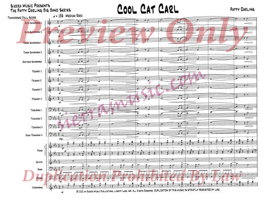 Cool Cat Carl - Darling - Jazz Ensemble - Gr. 2