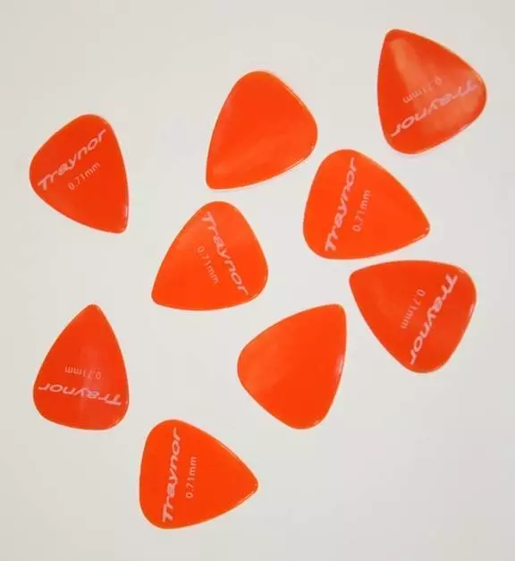 Nylon Standard Guitar Picks Pack of 12 - 0.71mm