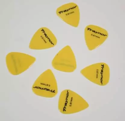Nylon Standard Guitar Picks Pack or 12 - 0.81mm