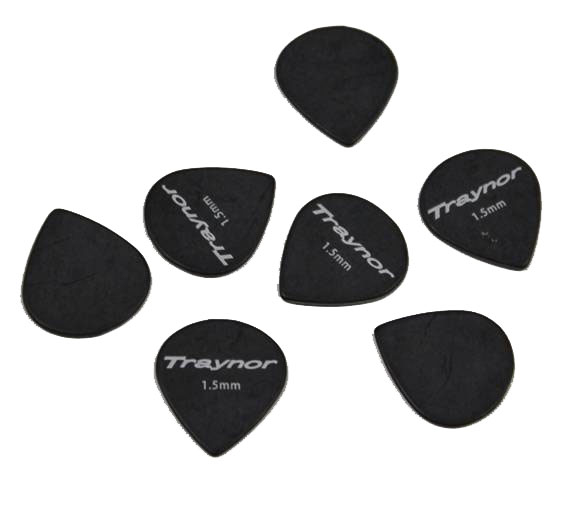 Traynor Jazz Guitar Picks Pack Of 12 1.5mm Long & McQuade