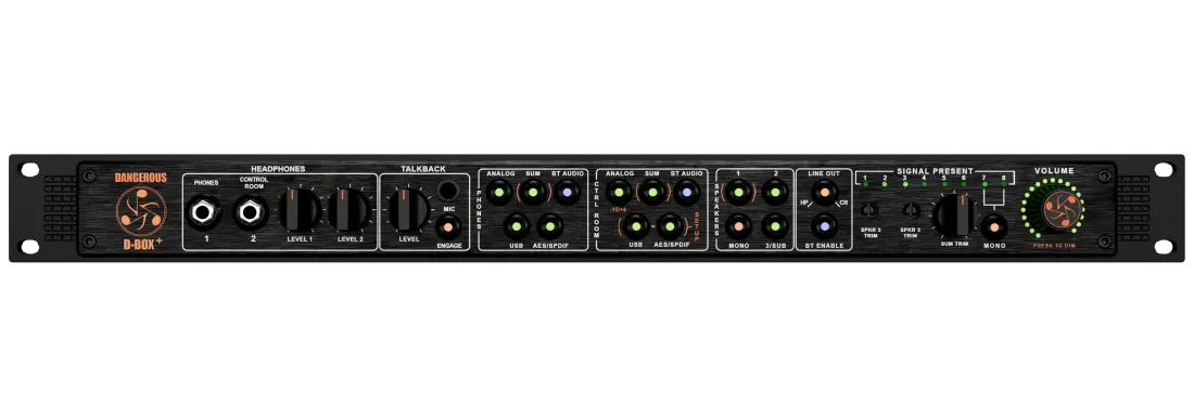 D-Box Plus Monitoring System w/8-Channel Summing Mixer