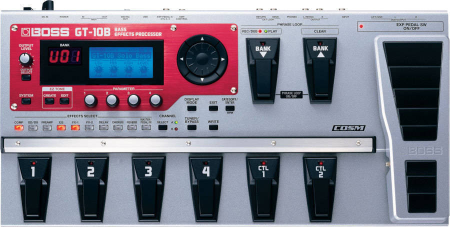 GT10B - Bass Effects Processor