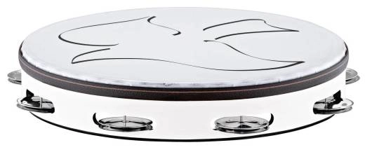 Church Tambourine Double Row - Dove
