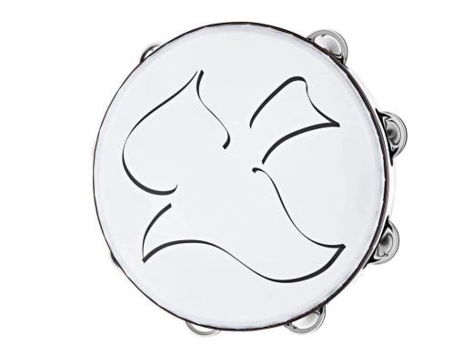 Church Tambourine Double Row - Dove