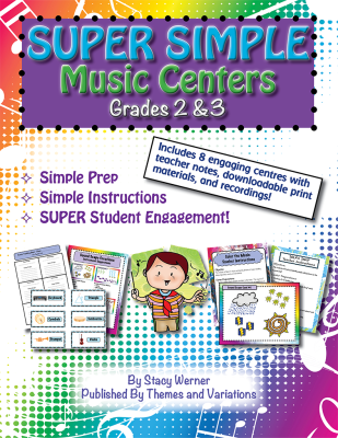 Themes & Variations - Super Simple Music Centers: Grade 2 - 3 - Werner - Book/CD