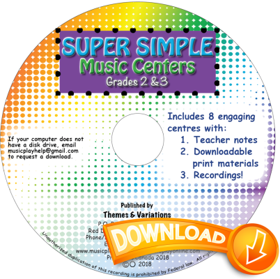 Super Simple Music Centers: Grade 2 - 3 - Werner - Book/CD