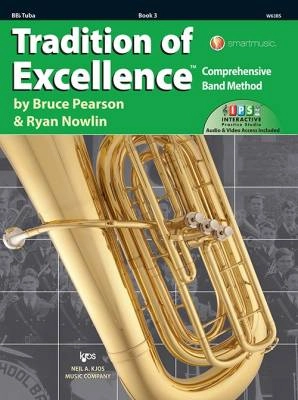 Kjos Music - Tradition of Excellence Book 3 - Pearson/Nowlin - BBb Tuba - Book/Media Online