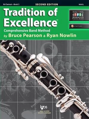 Kjos Music - Tradition of Excellence Book 3 - Pearson/Nowlin - Bb Clarinet - Book/Media Online