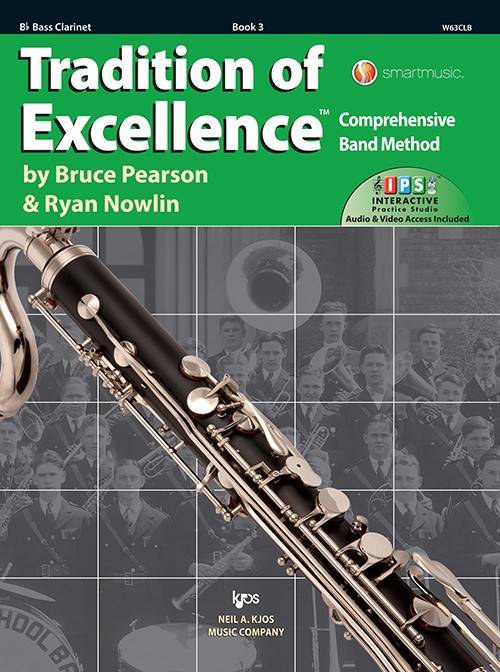 Tradition of Excellence Book 3 - Pearson/Nowlin - Bass Clarinet - Book/Media Online