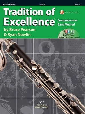 Kjos Music - Tradition of Excellence Book 3 - Pearson/Nowlin - Bass Clarinet - Book/Media Online