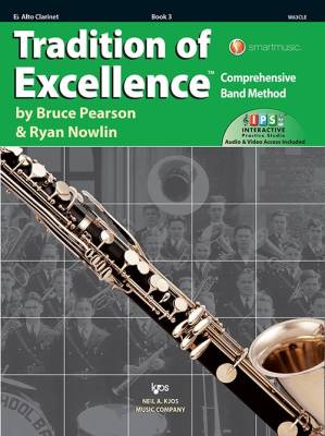 Tradition of Excellence Book 3 - Pearson/Nowlin - Eb Alto Clarinet - Book/Media Online