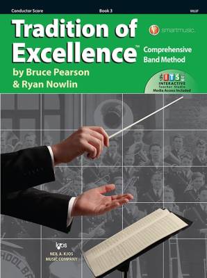 Tradition of Excellence Book 3 - Pearson/Nowlin - Conductor Score - Book/Media Online