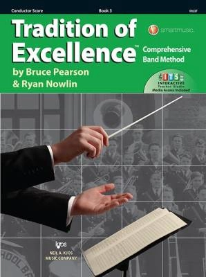 Kjos Music - Tradition of Excellence Book 3 - Pearson/Nowlin - Conductor Score - Book/Media Online