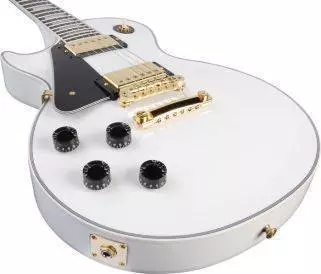 Les Paul Custom Electric - Alpine White - Left Hand