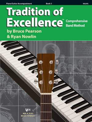 Tradition of Excellence Book 3 - Pearson/Nowlin - Piano/Guitar Accompaniment - Book/Media Online