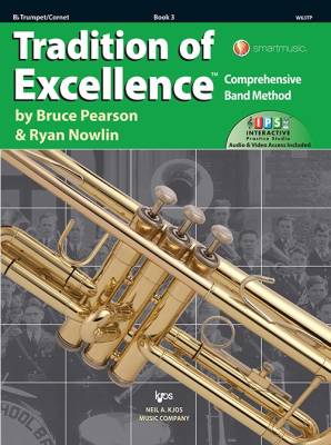 Tradition of Excellence Book 3 - Pearson/Nowlin - Bb Trumpet/Cornet - Book/Media Online