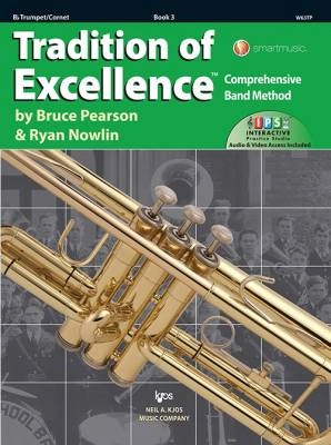 Kjos Music - Tradition of Excellence Book 3 - Pearson/Nowlin - Bb Trumpet/Cornet - Book/Media Online