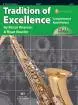 Kjos Music - Tradition of Excellence Book 3 - Pearson\/Nowlin - Bb Tenor Saxophone - Book\/Media Online