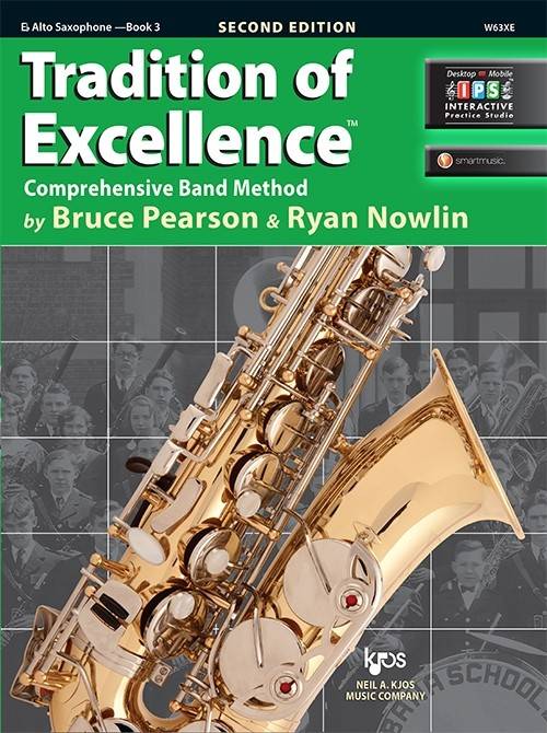 Tradition of Excellence Book 3 - Pearson/Nowlin - Eb Alto Saxophone - Book/Media Online