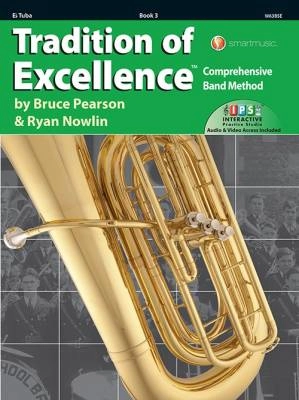 Kjos Music - Tradition of Excellence Book 3 - Pearson/Nowlin - Eb Tuba - Book/Media Online