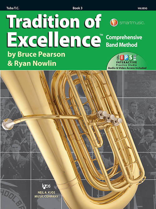 Tradition of Excellence Book 3 - Pearson/Nowlin - Tuba T.C. - Book/Media Online