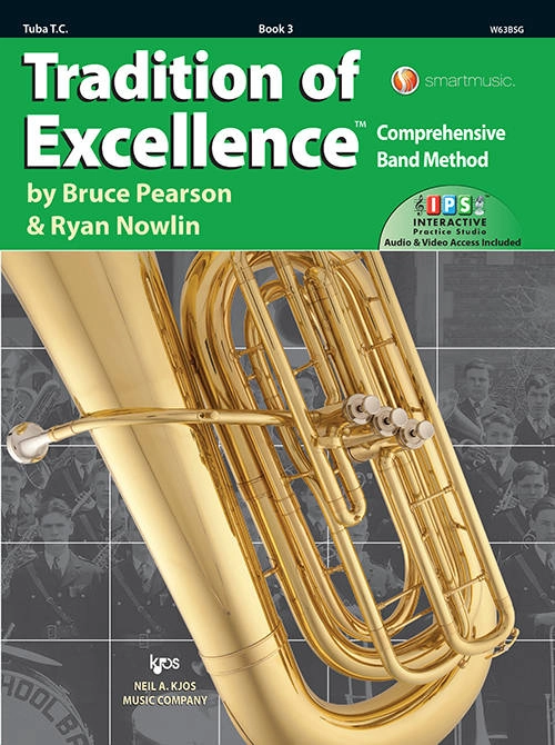 Tradition of Excellence Book 3 - Pearson/Nowlin - Tuba T.C. - Book/Media Online