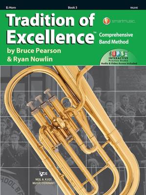 Tradition of Excellence Book 3 - Pearson/Nowlin - Eb Horn - Book/Media Online