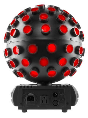 Rotosphere Q3 Mirror Ball Simulator w/RGBW LEDs - Black Housing