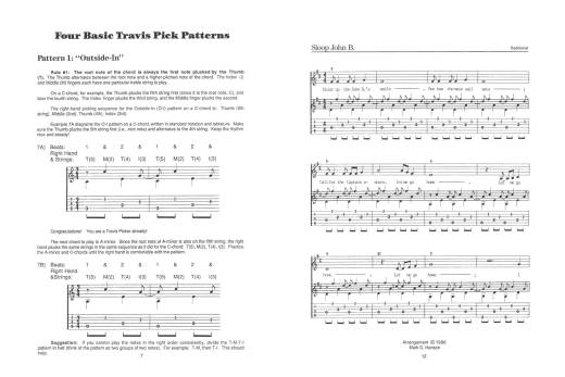 The Art Of Contemporary Travis Picking: Learn the Alternating-Bass Fingerpicking Style - Hanson - Book/Audio Online