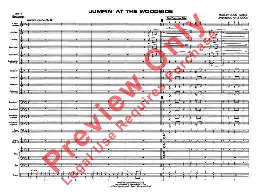 Jumpin\' at the Woodside - Basie/Cook - Jazz Ensemble - Gr. 2