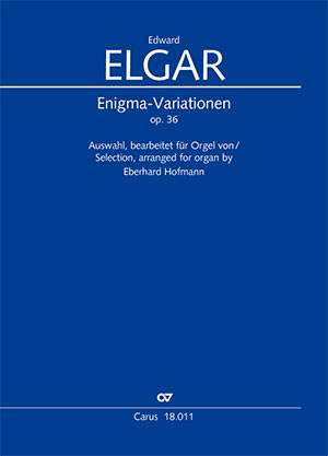 Enigma Variations op. 36. (Selections) - Elgar/Hofmann - Organ - Book