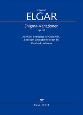 Carus Verlag - Enigma Variations op. 36. (Selections) - Elgar/Hofmann - Organ - Book