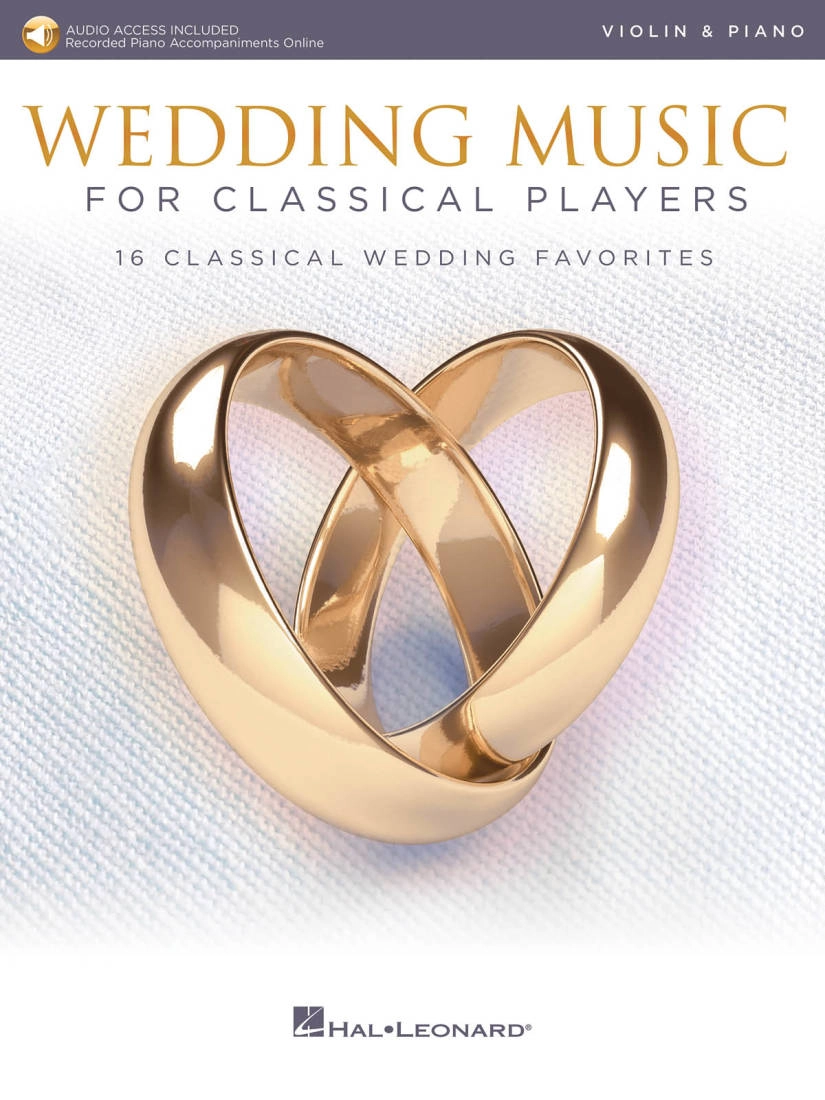Wedding Music For Classical Players - Violin/Piano - Book/Audio Online