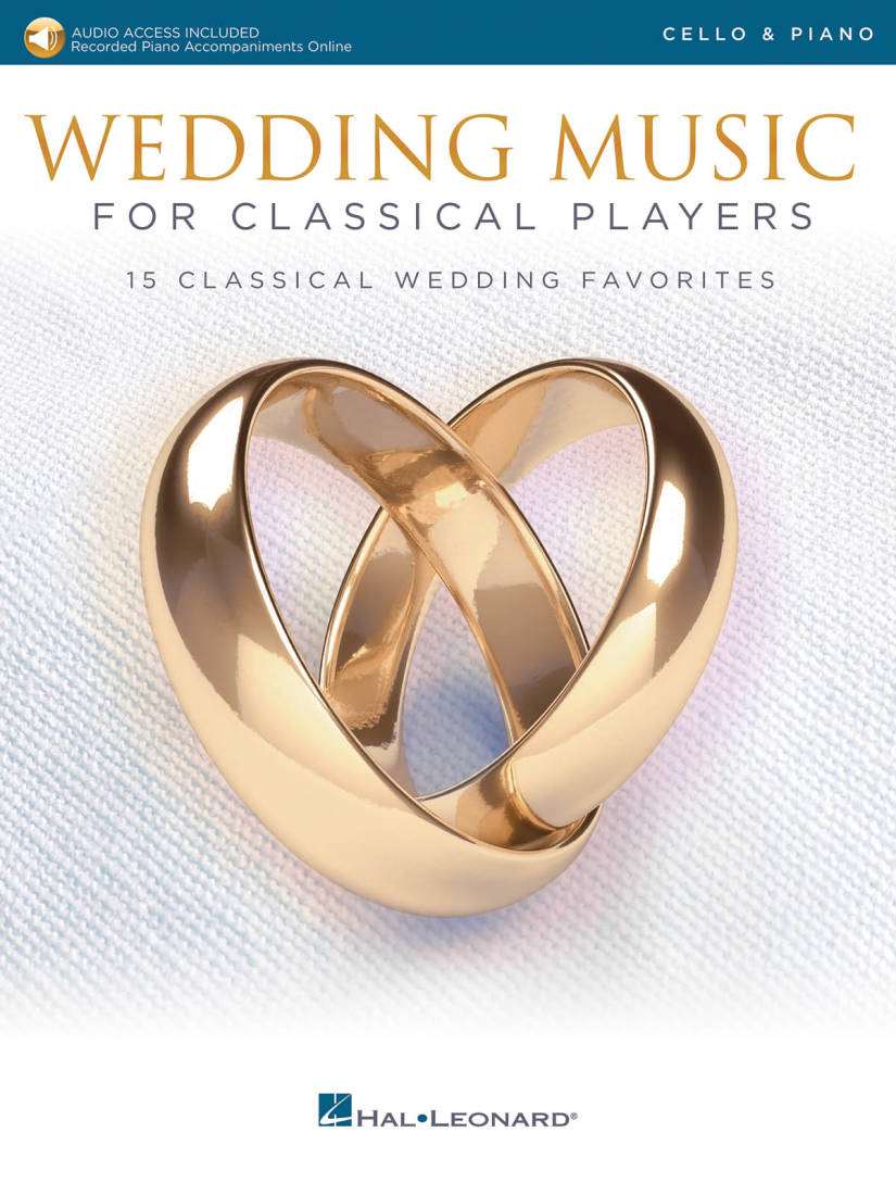 Wedding Music For Classical Players - Cello/Piano - Book/Audio Online