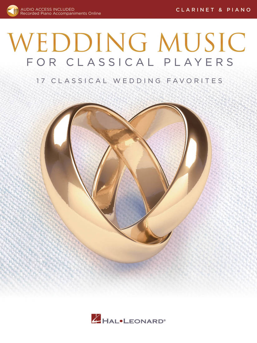 Wedding Music For Classical Players - Clarinet/Piano - Book/Audio Online