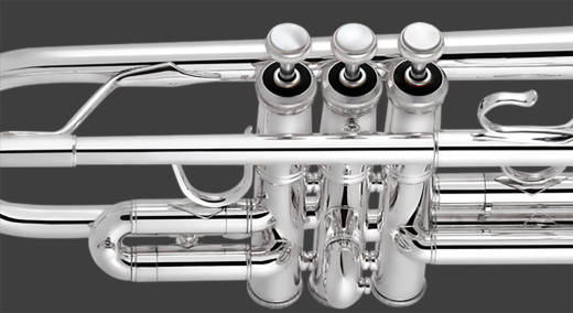 C Trumpet Outfit - Silver with Case