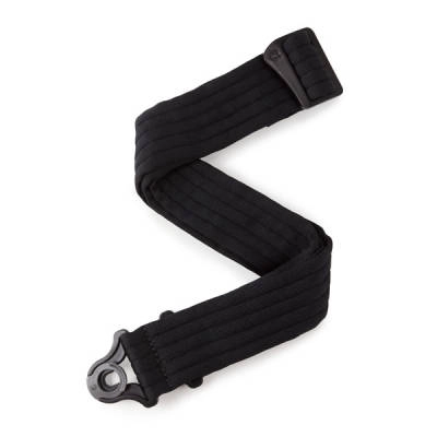 DAddario - 50mm Auto Lock Guitar Strap - Black Padded Stripes