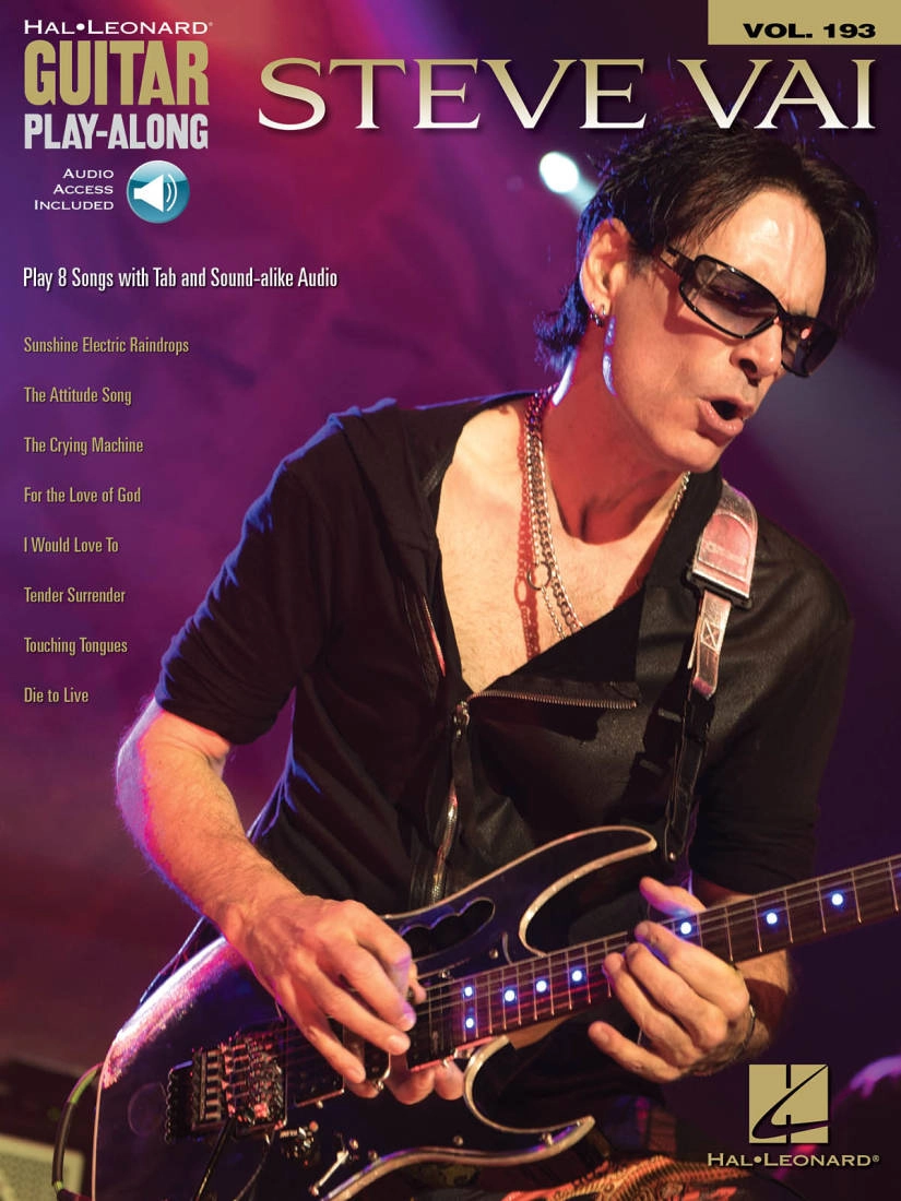 Steve Vai: Guitar Play-Along Volume 193 - Guitar TAB - Book/Audio Online