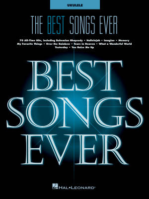 Hal Leonard - The Best Songs Ever for Ukulele - Book