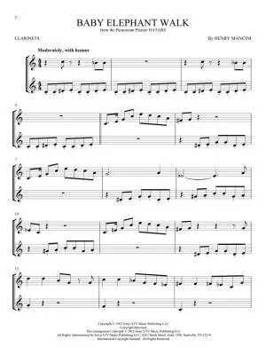 Movie Songs For Two Clarinets: Easy Instrumental Duets - Phillips - Book
