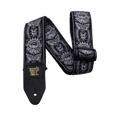 Ernie Ball - Silver Orleans Jacquard Strap