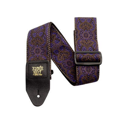 Purple Paisley Jacquard Strap