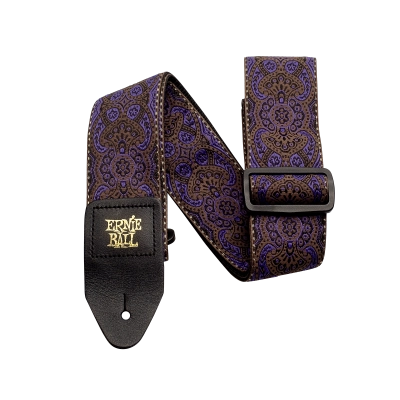 Ernie Ball - Purple Paisley Jacquard Strap