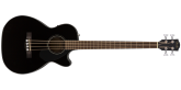Fender - CB-60SCE Acoustic Bass Guitar w/ Laurel Fingerboard - Black