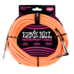 Ernie Ball - 10 Straight/Angle Braided Cable - Neon Orange