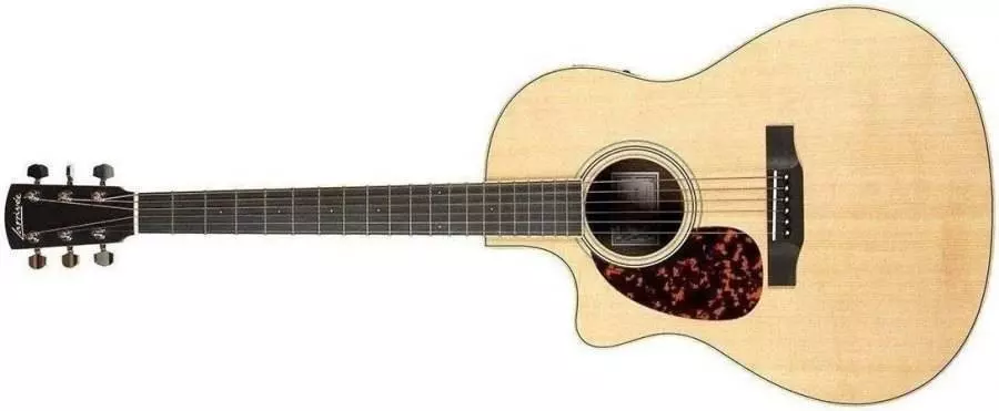 LV-03RE Rosewood Recording Series L-Body Cutout Acoustic/Electric Guitar with Case - Left-Handed